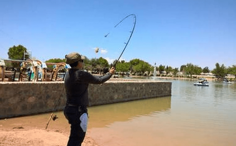 Pesca de Orilla en Presa Chihuahua 02