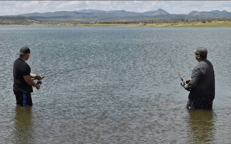 Pesca de Orilla en Presa Chihuahua