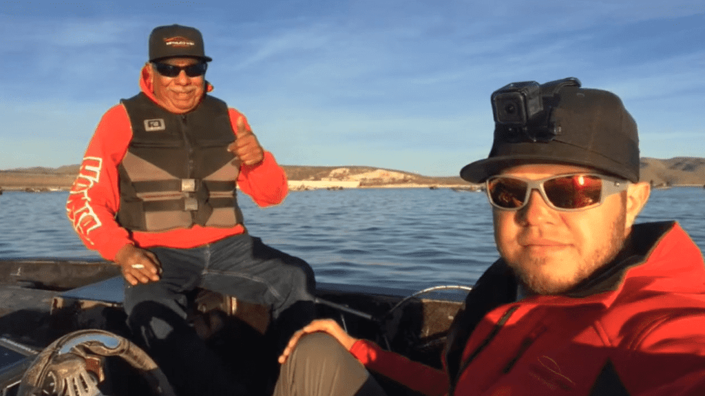 Pescando en Presa Chihuahua