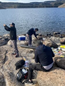 Anglers at Bayacora Lake