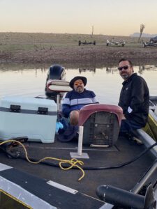 Getting ready to start our fishing daytrip at Lake el Salto