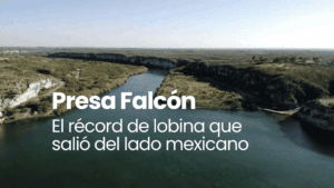 El record de lobina que salio del lado mexicano